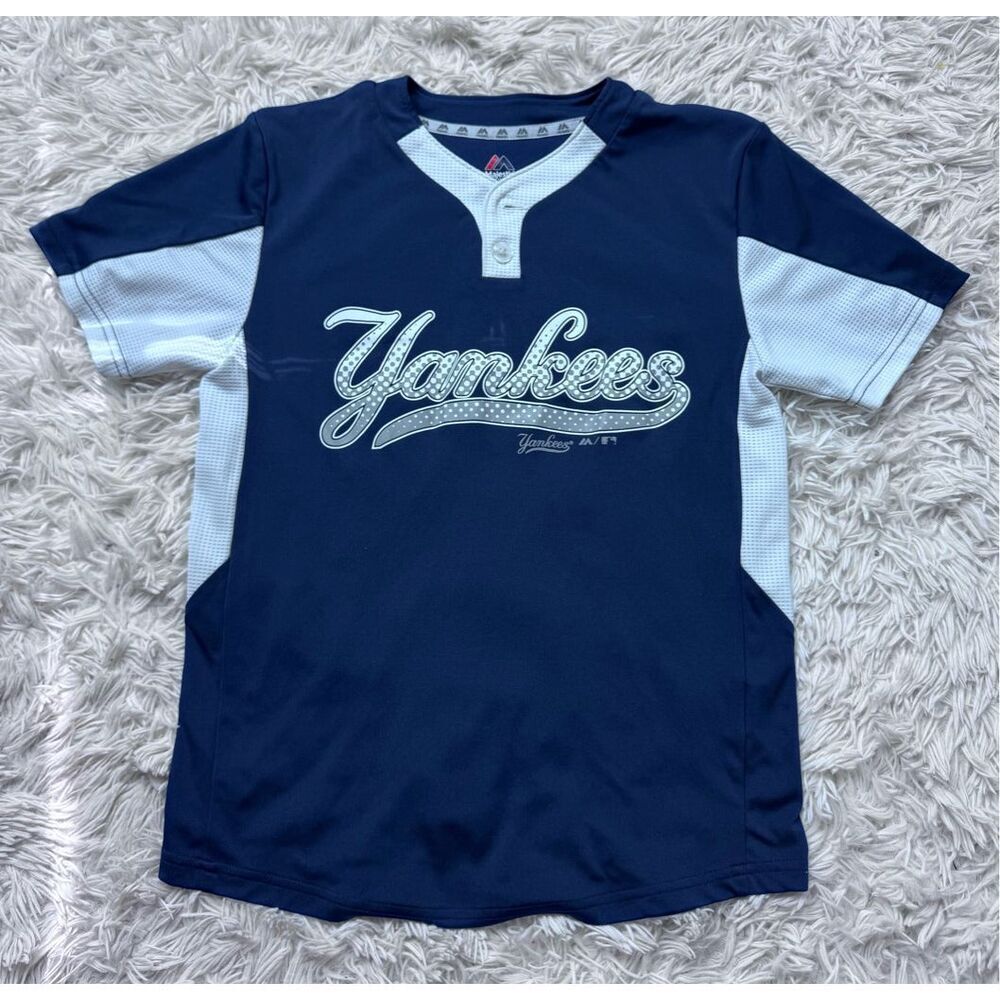 EUC Boys New York Yankees Jersey Size Medium #18 Kocian